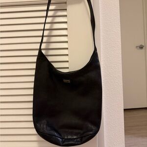 The Sak Black Leather Hobo Shoulder Bag